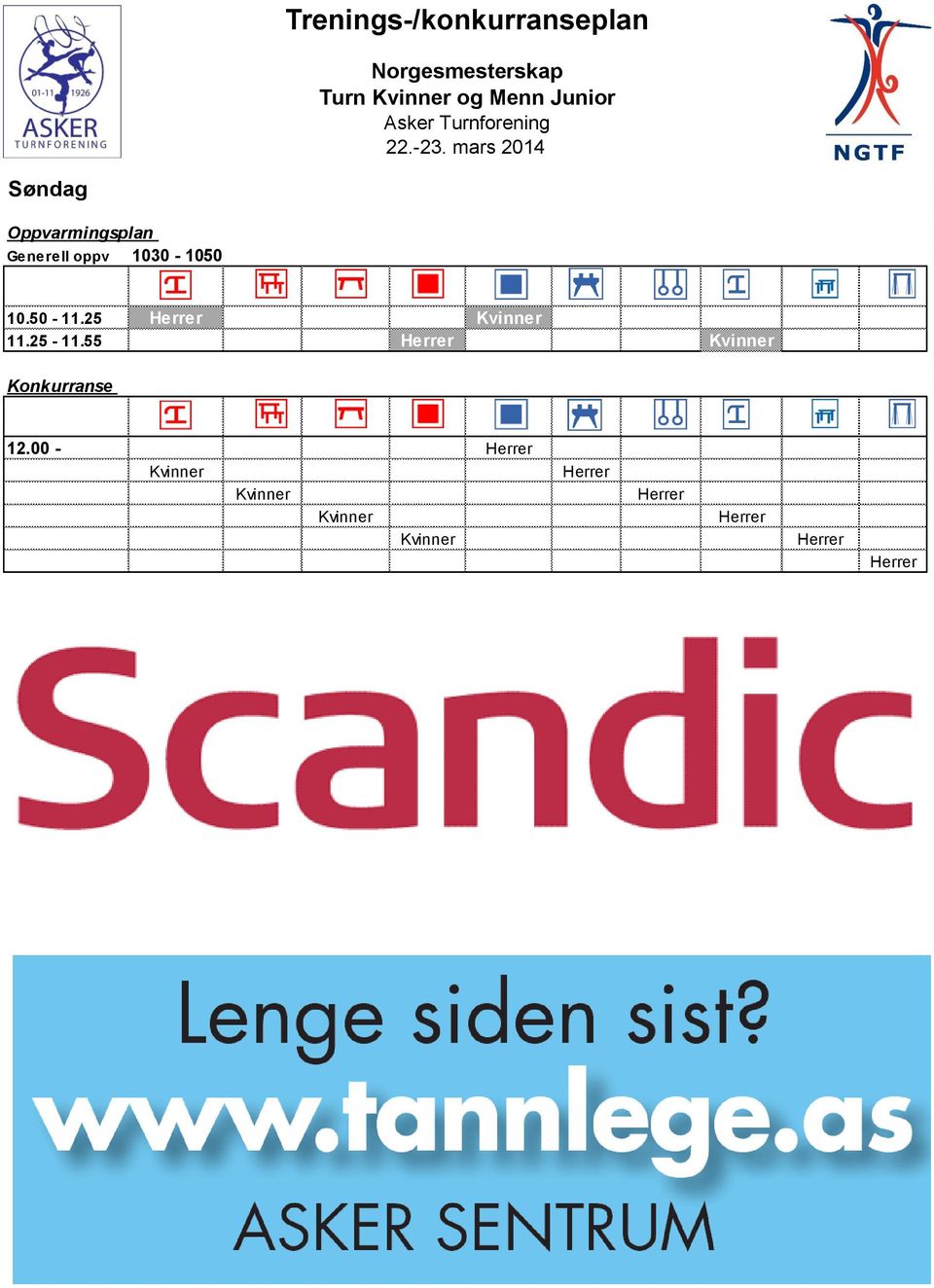 25-11.55 Herrer Kvinner Konkurranse 12.