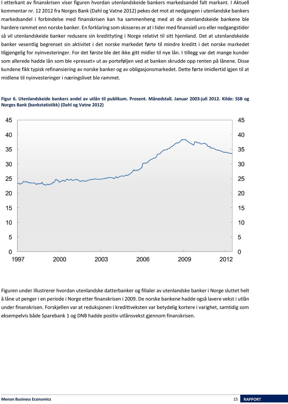 hardere rammet enn norske banker.