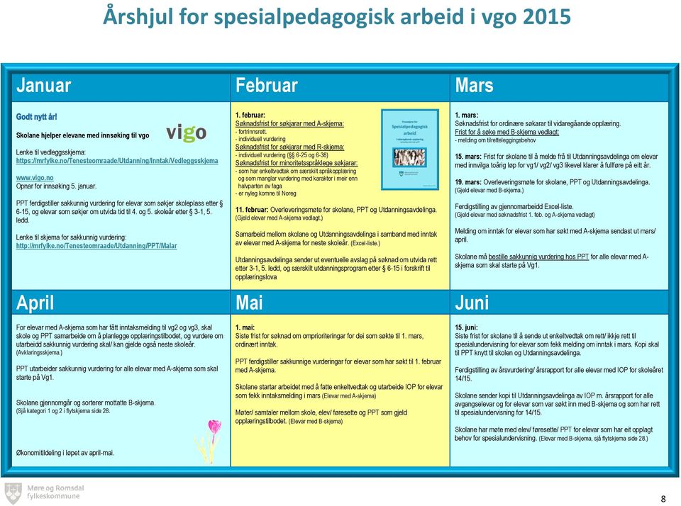 PPT ferdigstiller sakkunnig vurdering for elevar som søkjer skoleplass etter 6-15, og elevar som søkjer om utvida tid til 4. og 5. skoleår etter 3-1, 5. ledd.