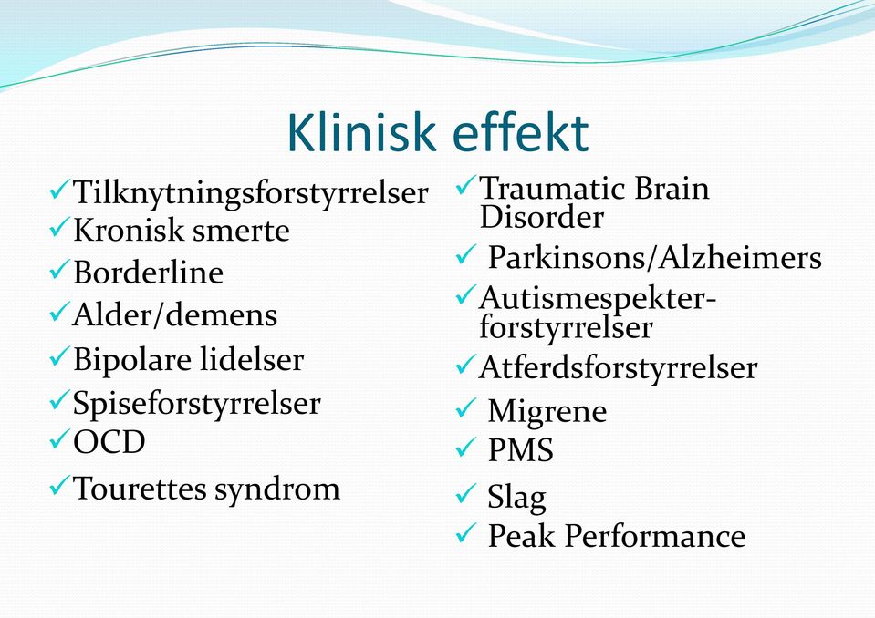 syndrom Traumatic Brain Disorder Parkinsons/Alzheimers