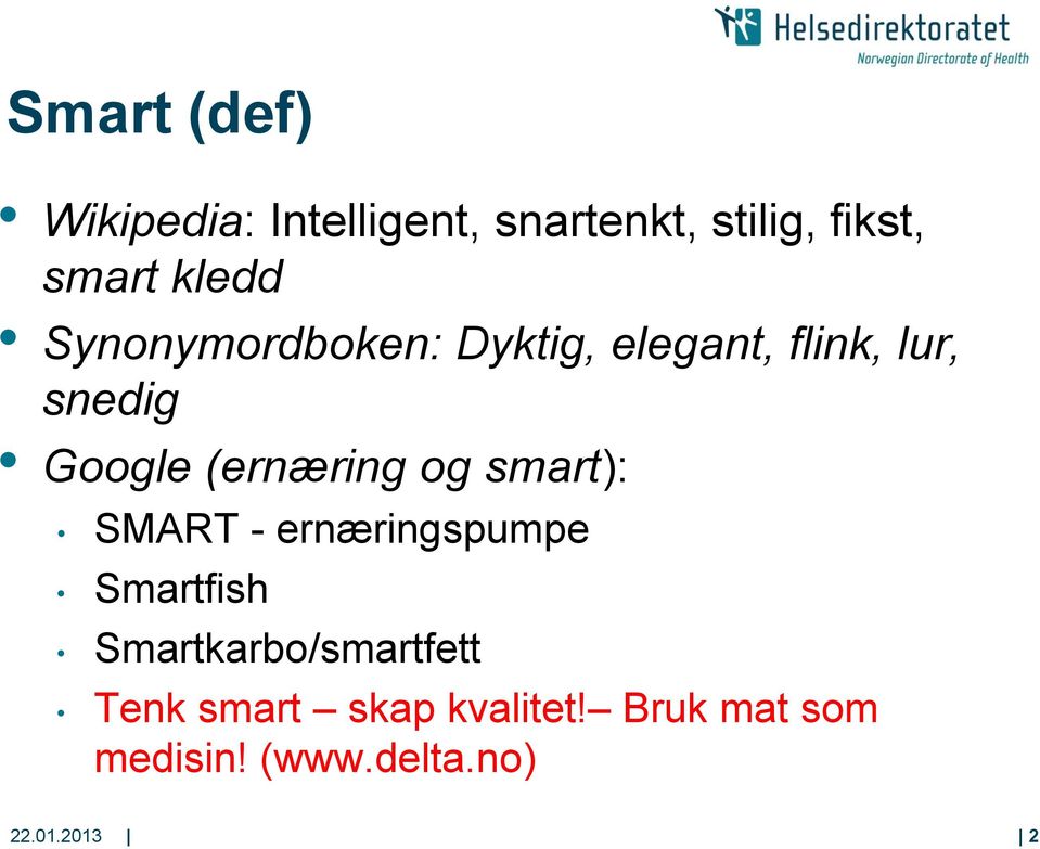 (ernæring og smart): SMART - ernæringspumpe Smartfish