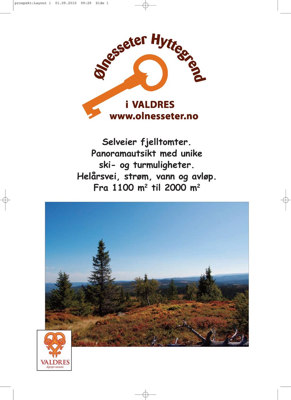 Panoramautsikt med unike ski- og