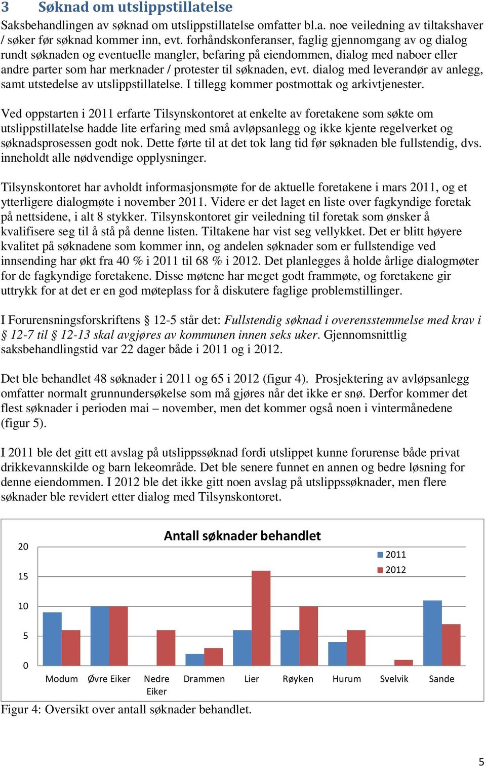 dialog med leverandør av anlegg, samt utstedelse av utslippstillatelse. I tillegg kommer postmottak og arkivtjenester.