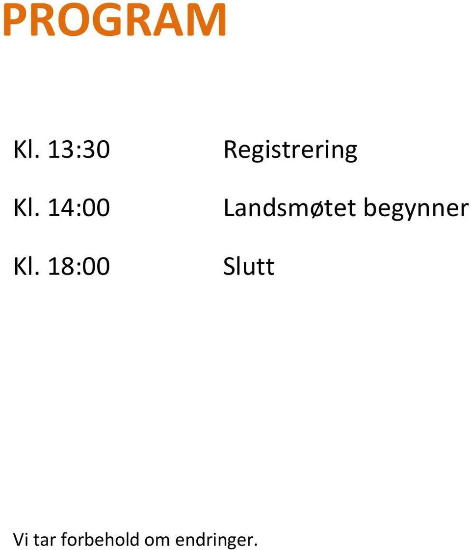 18:00 Registrering