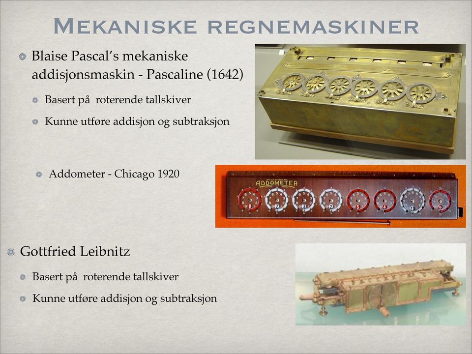 addisjon og subtraksjon Addometer - Chicago 1920 Gottfried