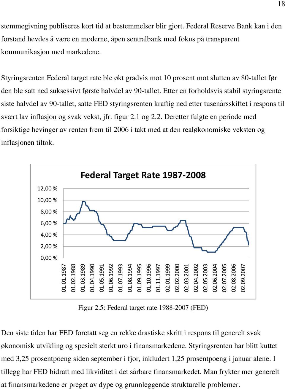 Federal Reserve Bank kan i den forstand hevdes å være en moderne, åpen sentralbank med fokus på transparent kommunikasjon med markedene.