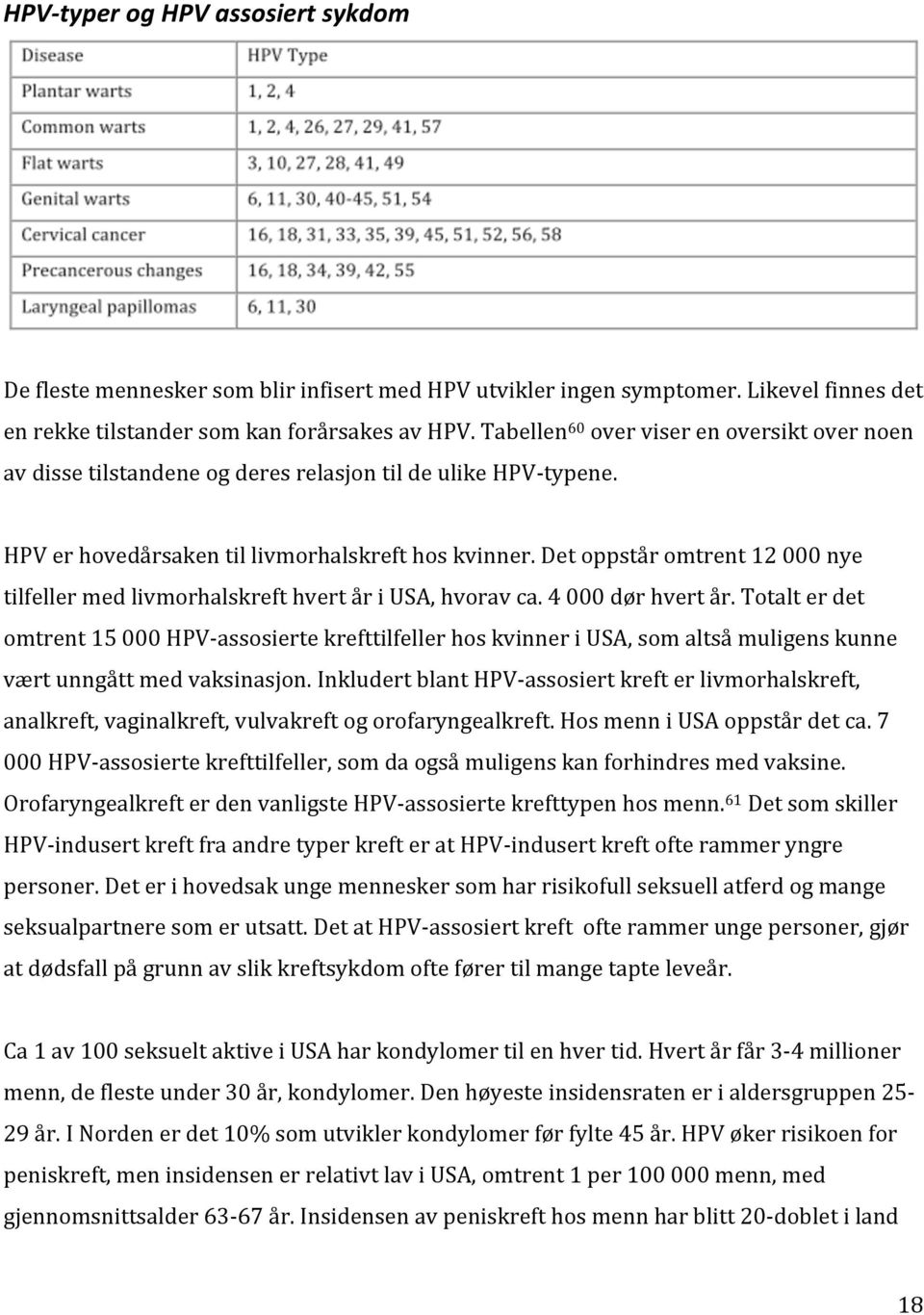 Det oppstår omtrent 12 000 nye tilfeller med livmorhalskreft hvert år i USA, hvorav ca. 4 000 dør hvert år.