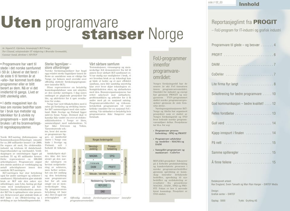 Likevel er det først i de siste ti til femten år at «alle» har kommet borti dataprogrammer eller er blitt berørt av dem. Nå er vi det imidlertid til gangs. Livet er blitt utenkelig uten.