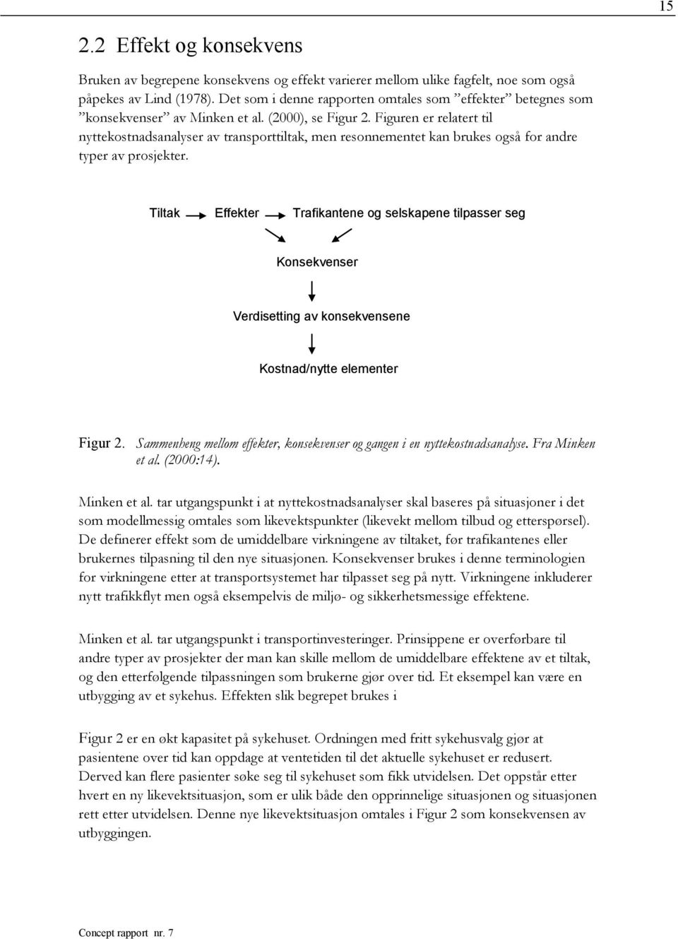 Figuren er relatert til nyttekostnadsanalyser av transporttiltak, men resonnementet kan brukes også for andre typer av prosjekter.