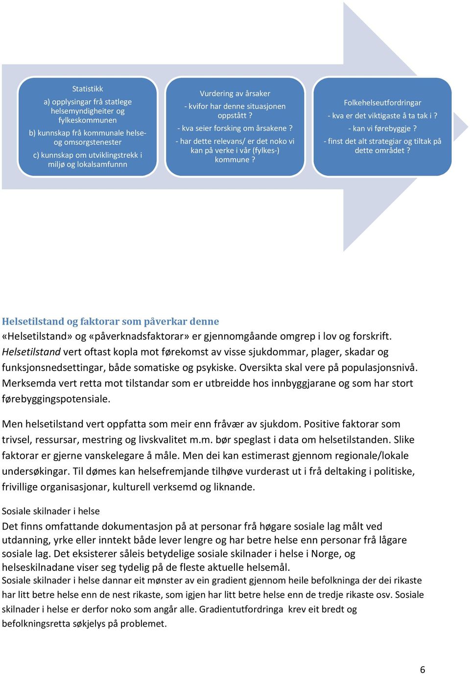 Folkehelseutfordringar -kva er det viktigaste å ta tak i? -kan vi førebyggje? -finst det alt strategiar og tiltak på dette området?