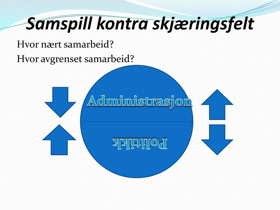 nært samarbeid?