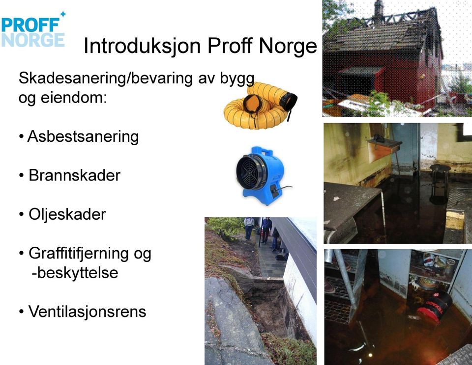 Oljeskader Introduksjon Proff Norge