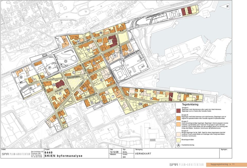 Ibsens gate J W Møllebrua K Bruene Nedre Hjellegate Tegnforklaring Schwachs gate Gruppe A Bygninger med riksinteresse eller svært stor lokal interesse. Bygninger som er fredet eller foreslås fredet.