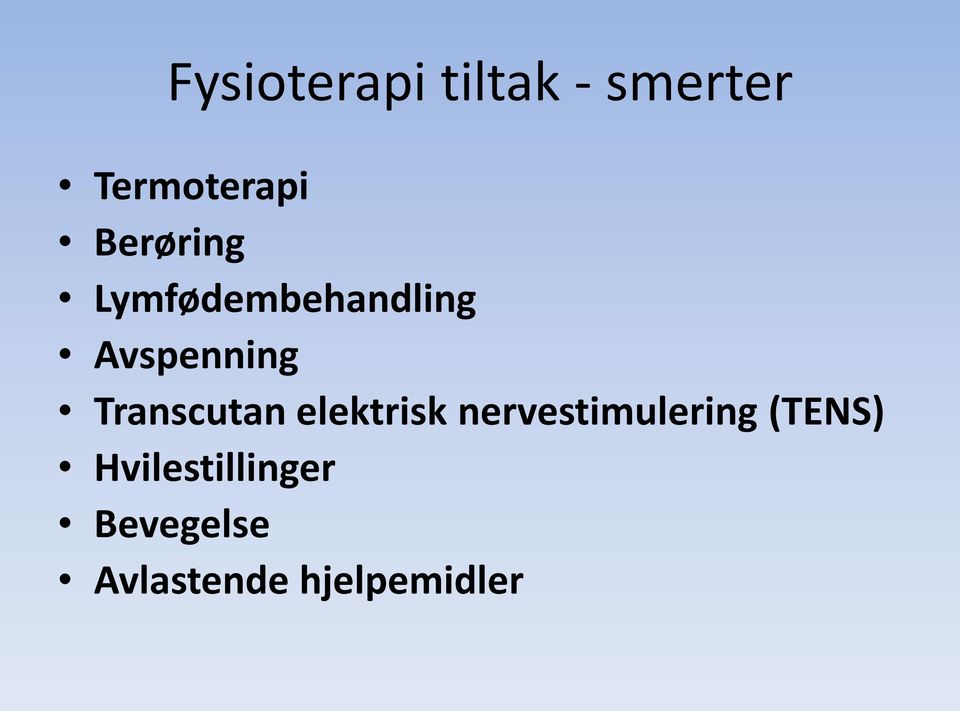 Transcutan elektrisk nervestimulering