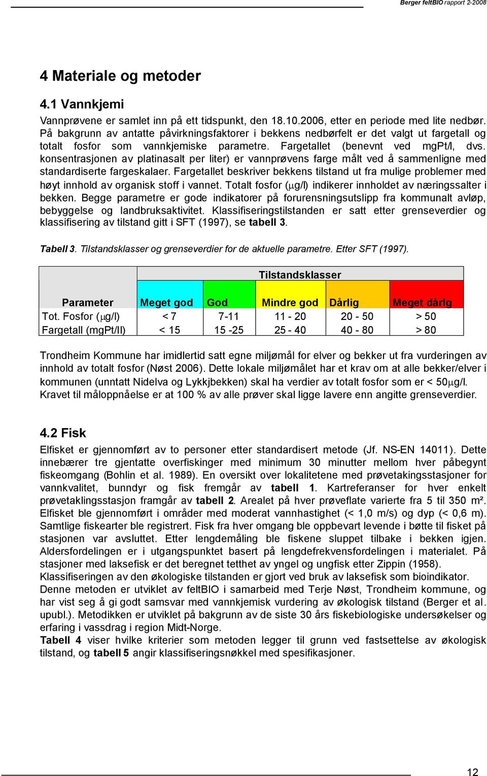 konsentrasjonen av platinasalt per liter) er vannprøvens farge målt ved å sammenligne med standardiserte fargeskalaer.