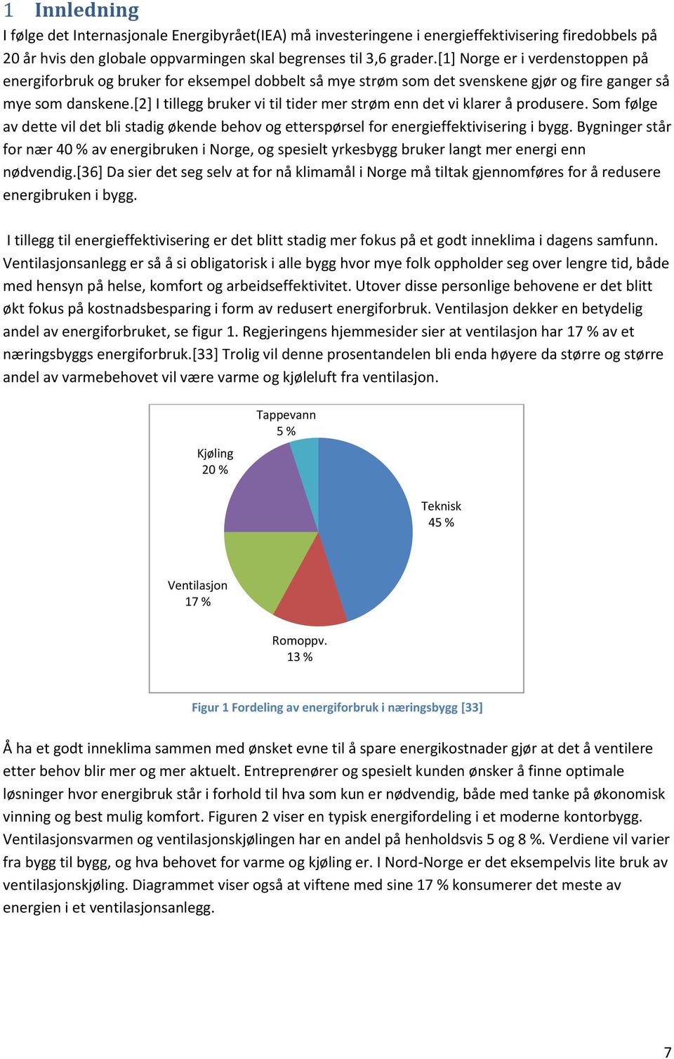 [2] I tillegg bruker vi til tider mer strøm enn det vi klarer å produsere. Som følge av dette vil det bli stadig økende behov og etterspørsel for energieffektivisering i bygg.