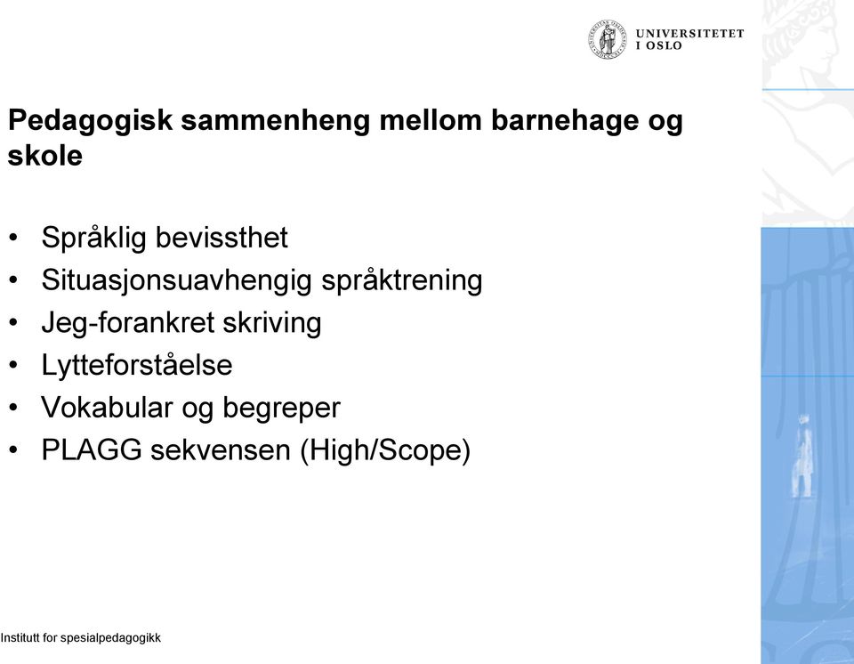 språktrening Jeg-forankret skriving