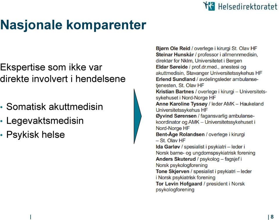 hendelsene Somatisk akuttmedisin