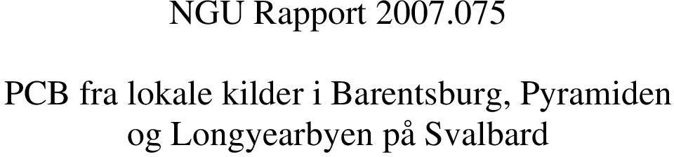 kilder i Barentsburg,