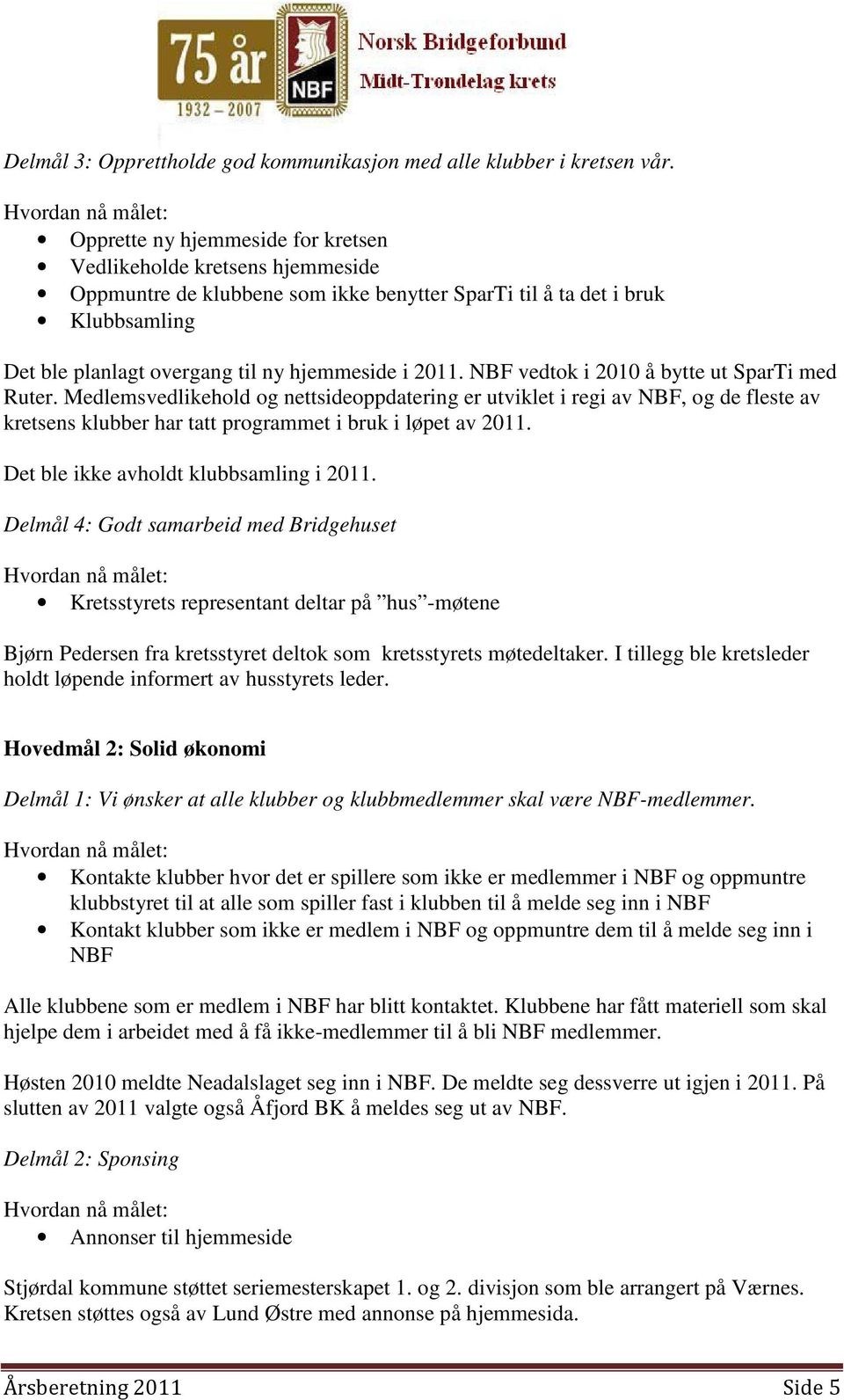 NBF vedtok i 2010 å bytte ut SparTi med Ruter. Medlemsvedlikehold og nettsideoppdatering er utviklet i regi av NBF, og de fleste av kretsens klubber har tatt programmet i bruk i løpet av 2011.