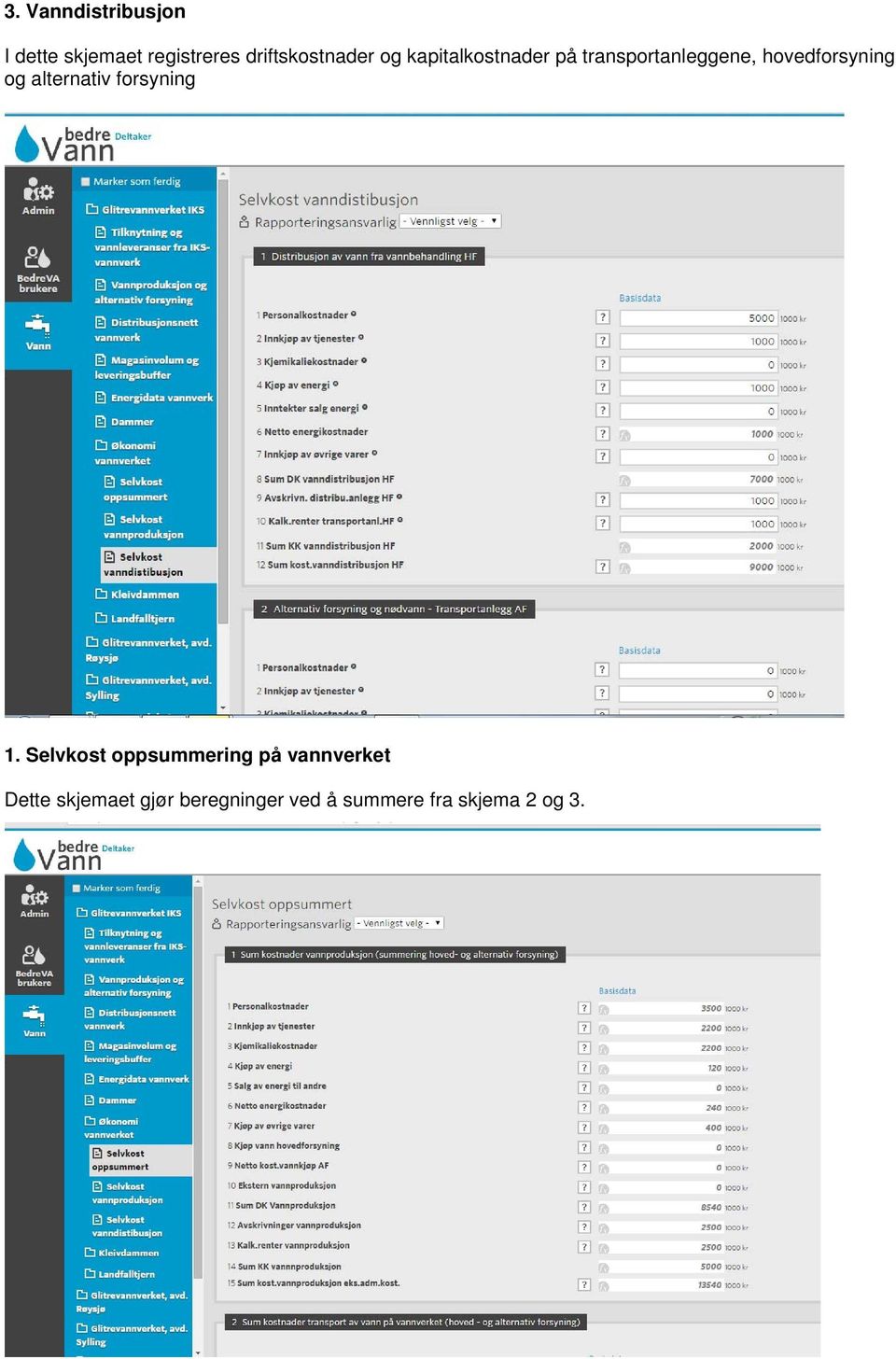 hovedforsyning og alternativ forsyning 1.