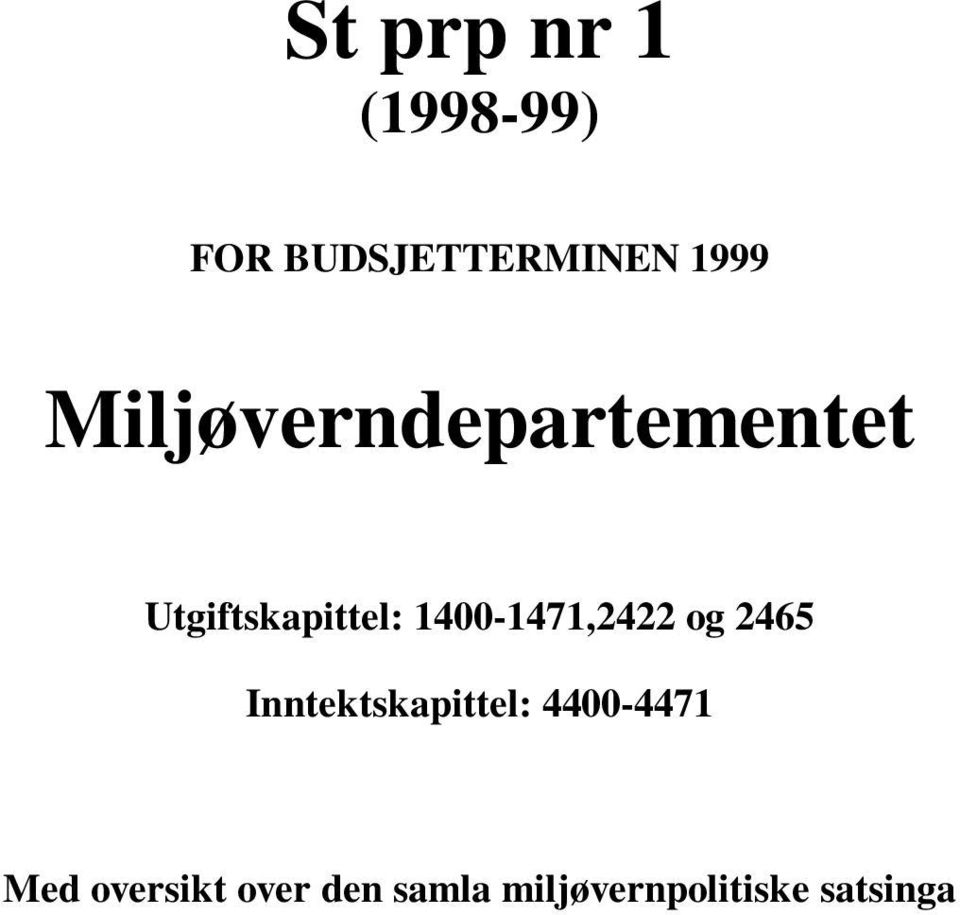 2465 Inntektskapittel: 4400-4471 Med