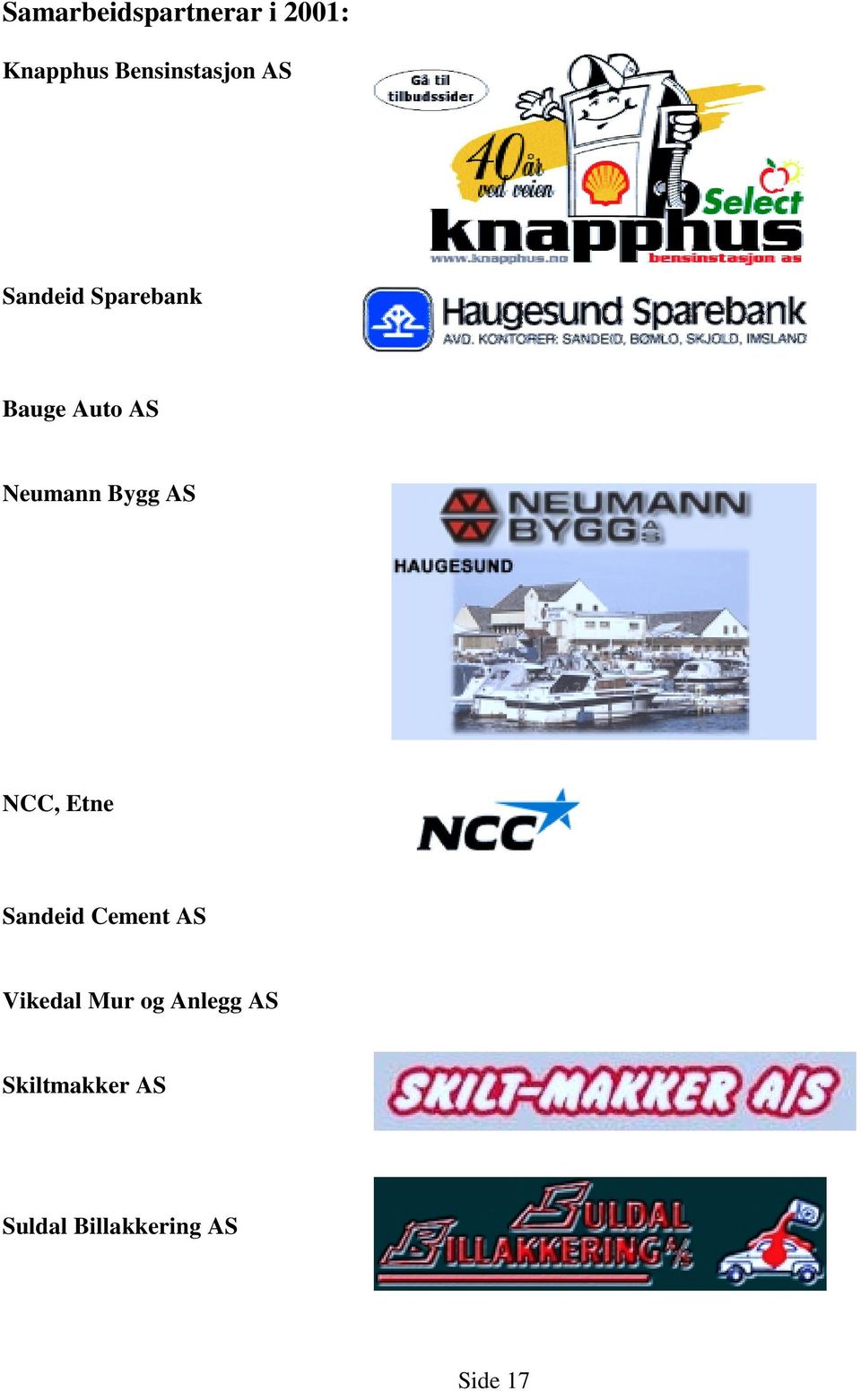 Neumann Bygg AS NCC, Etne Sandeid Cement AS