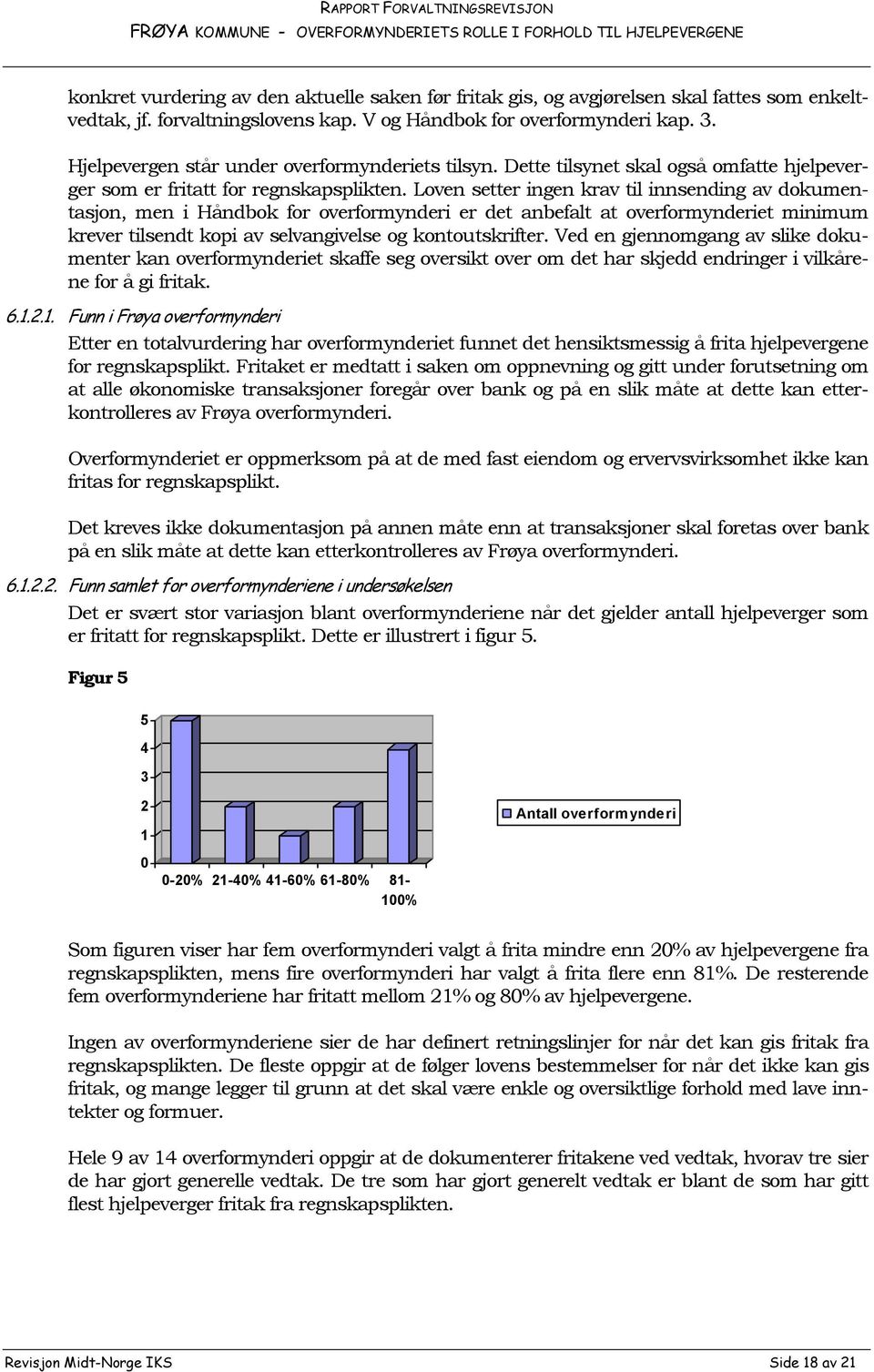 Loven setter ingen krav til innsending av dokumentasjon, men i Håndbok for overformynderi er det anbefalt at overformynderiet minimum krever tilsendt kopi av selvangivelse og kontoutskrifter.