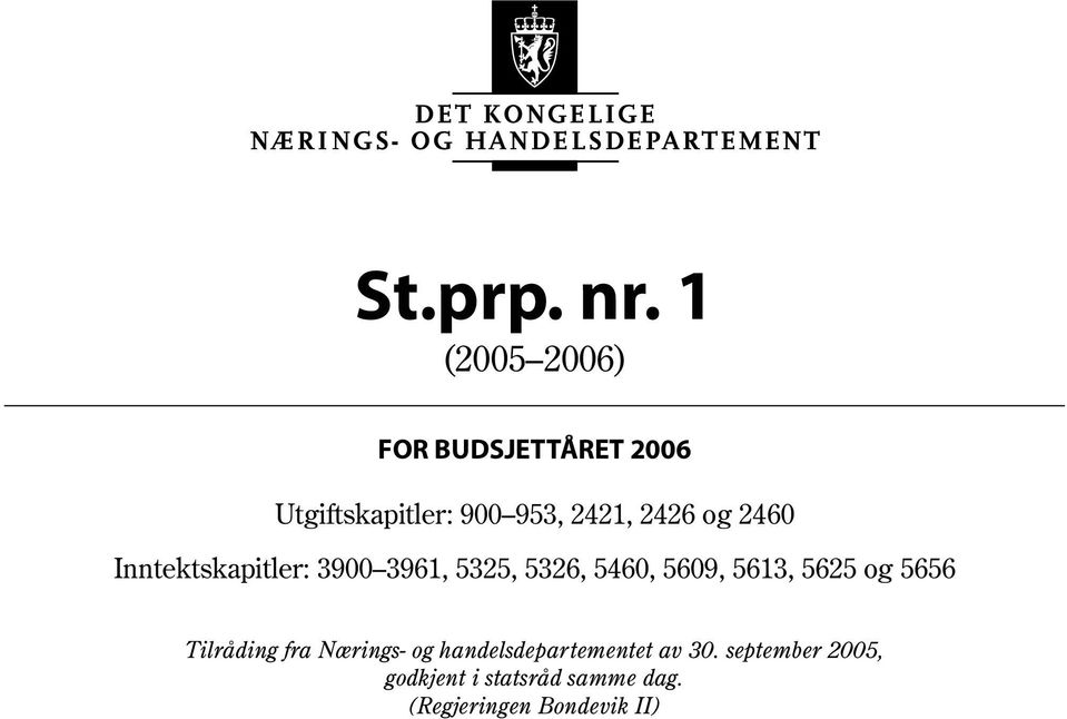 2421, 2426 og 2460 Inntektskapitler: 3900 3961, 5325, 5326,