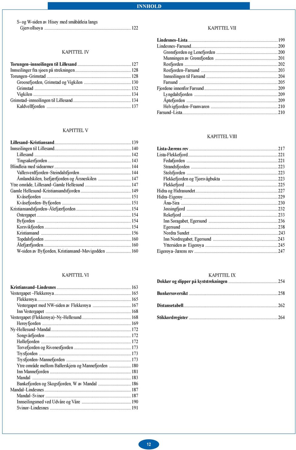 .. Munningen av Gønsfjoden... Rosfjoden... Rosfjoden Fasund... Innseilingen til Fasund... Fasund... Fjodene innenfo Fasund... Lyngdalsfjoden... Åtefjoden... Helvigfjoden Famvaen... Fasund Lista.