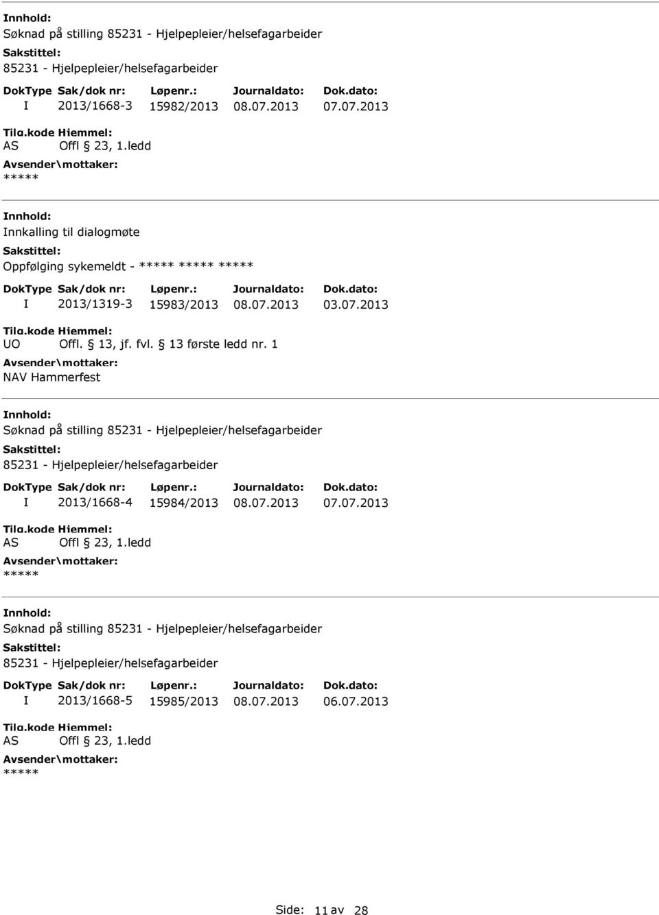 sykemeldt - 2013/1319-3 15983/2013 03.07.