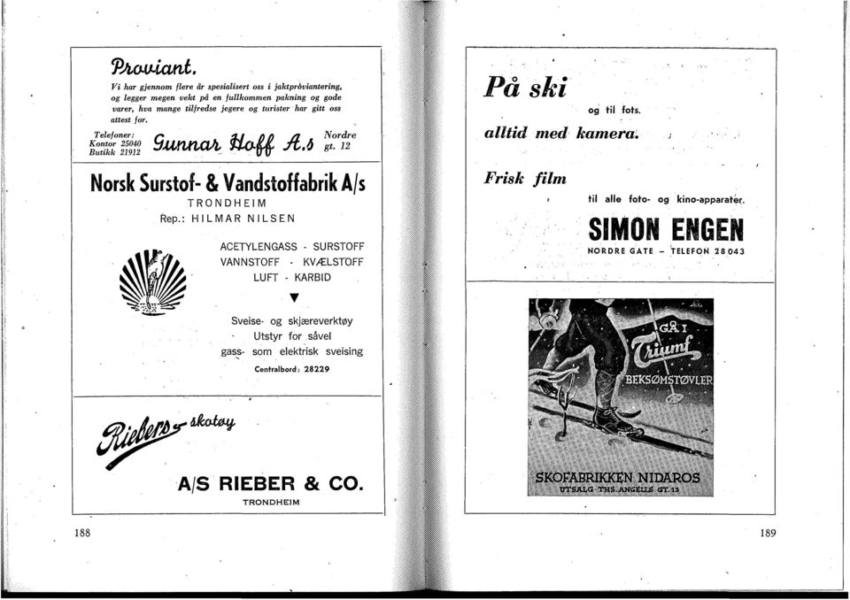 Norsk Surst of- & Vandsf of f abrik Å/s Rep.