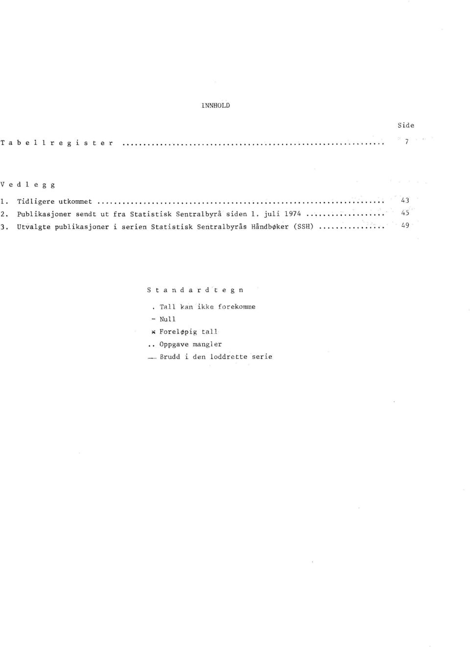 Utvalgte publikasjoner i serien Statistisk Sentralbyrås Håndbøker (SSH) 49