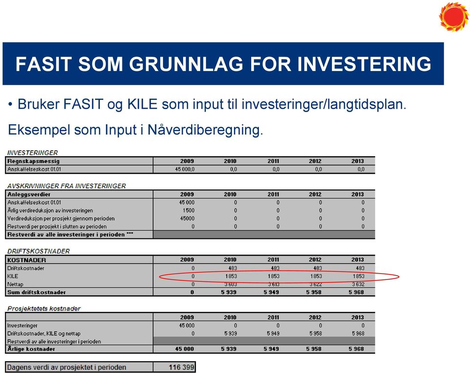 som input til