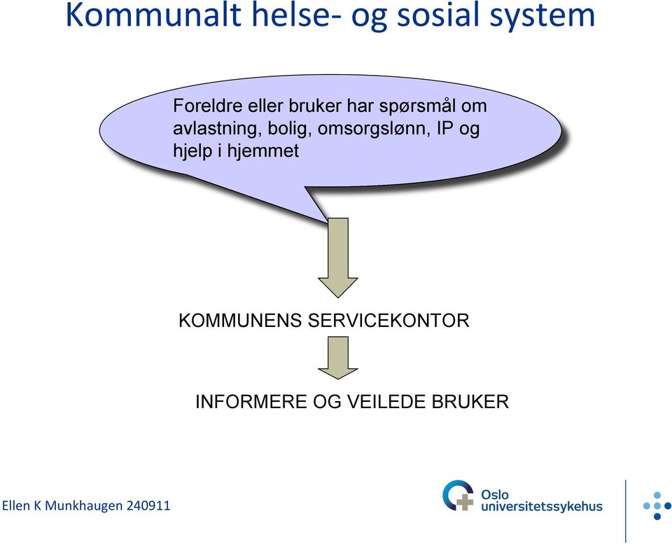 bolig, omsorgslønn, IP og hjelp i hjemmet