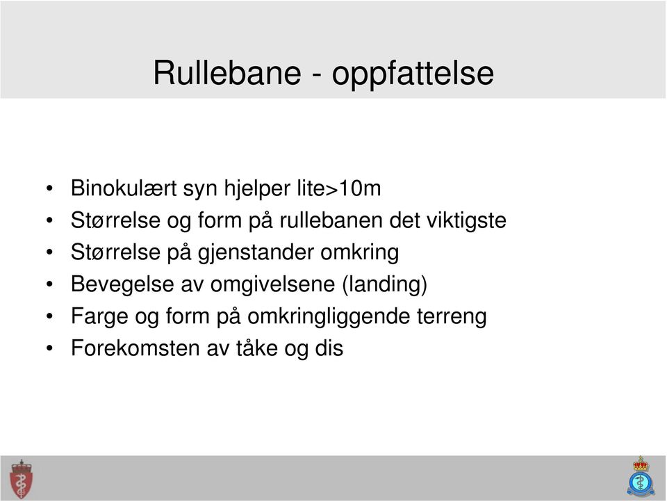 gjenstander omkring Bevegelse av omgivelsene (landing)