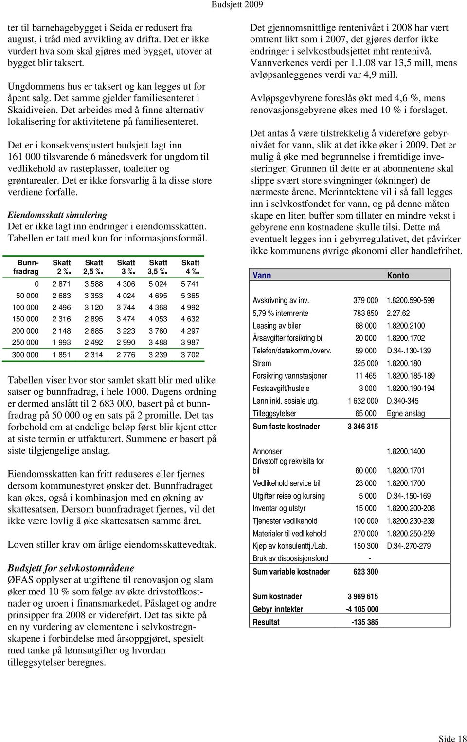 Det er i konsekvensjustert budsjett lagt inn 161 tilsvarende 6 månedsverk for ungdom til vedlikehold av rasteplasser, toaletter og grøntarealer.