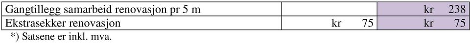 Ekstrasekker renovasjon kr