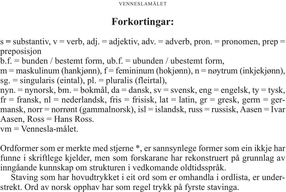 = nynorsk, bm.