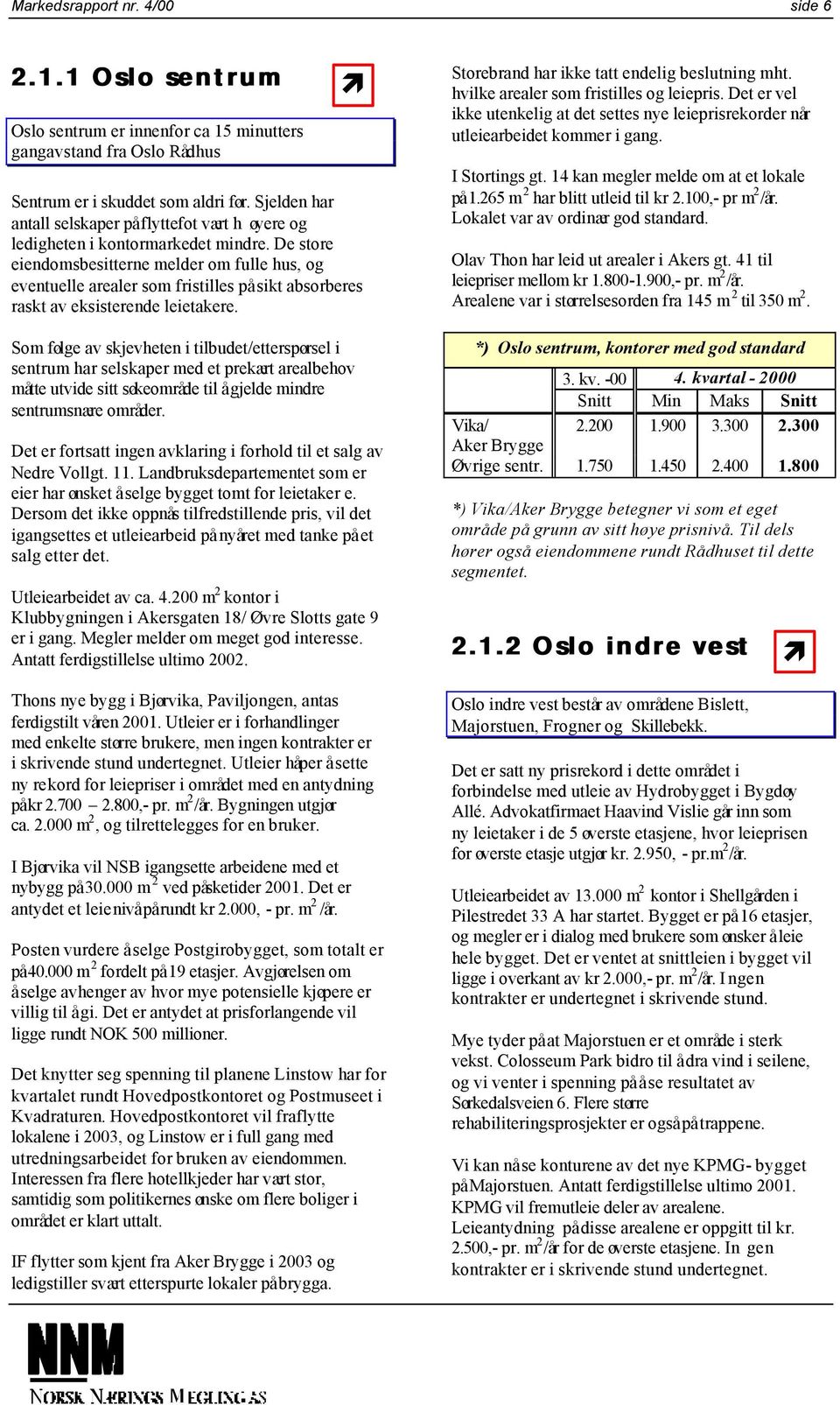 De store eiendomsbesitterne melder om fulle hus, og eventuelle arealer som fristilles på sikt absorberes raskt av eksisterende leietakere.