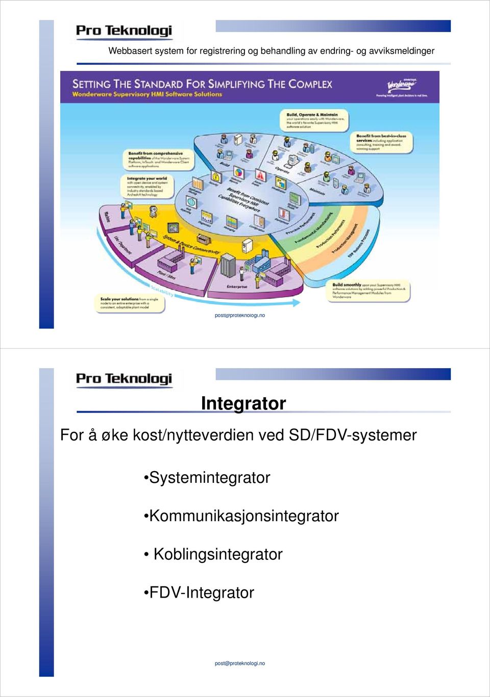 kost/nytteverdien ved SD/FDV-systemer