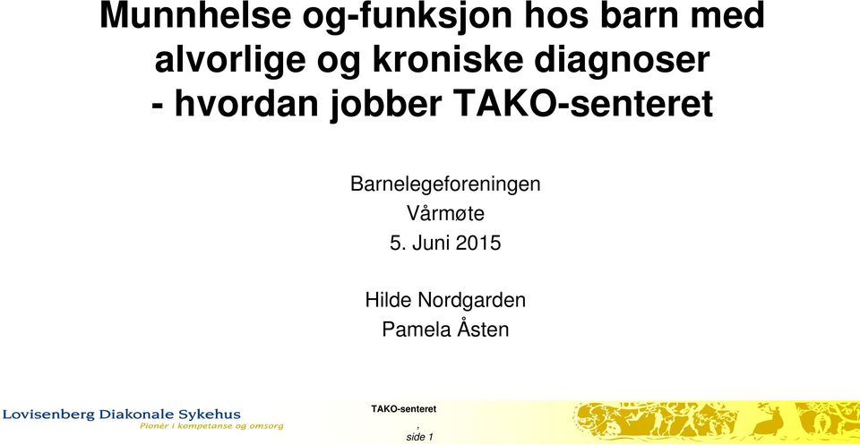 hvordan jobber Barnelegeforeningen