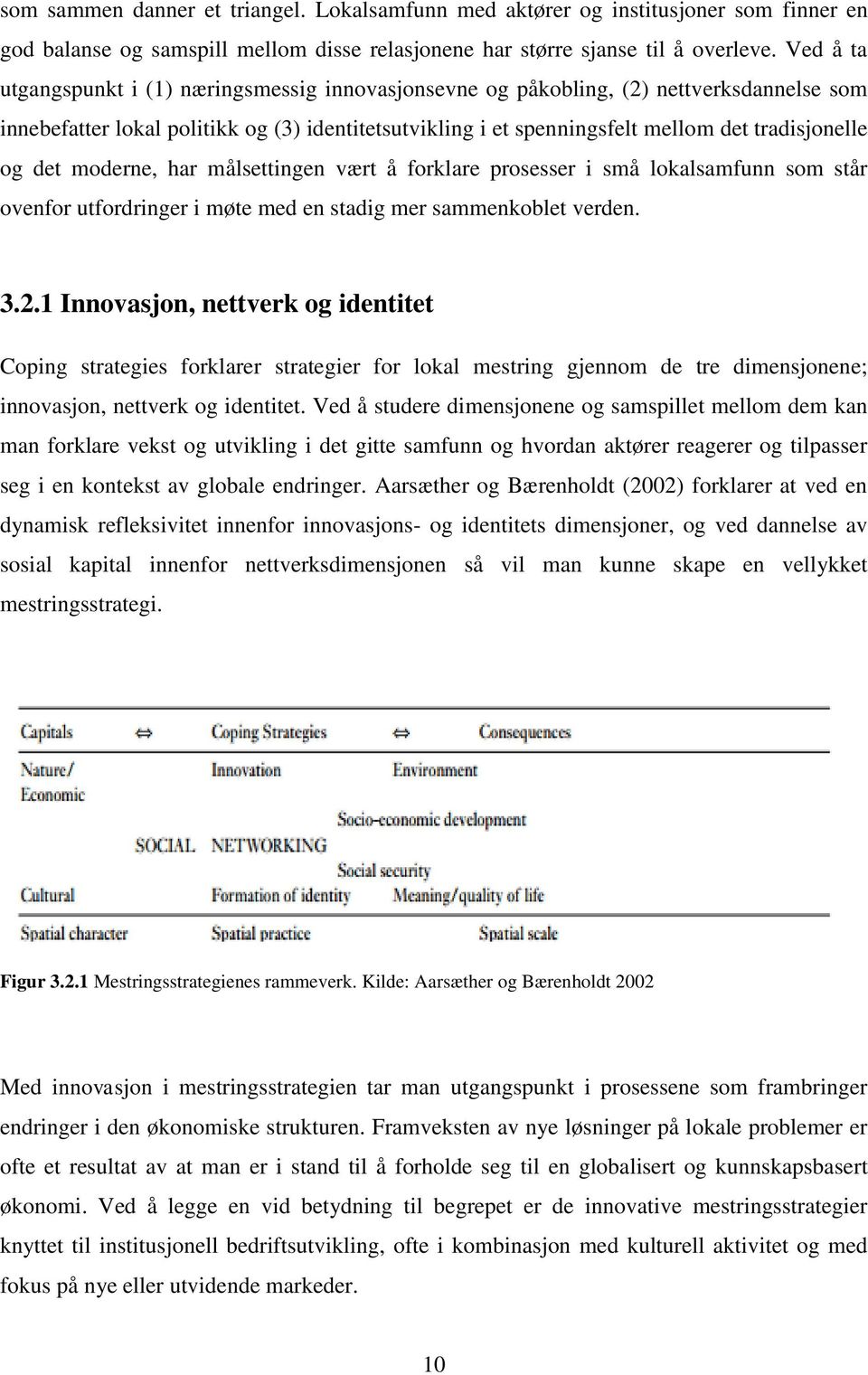 det moderne, har målsettingen vært å forklare prosesser i små lokalsamfunn som står ovenfor utfordringer i møte med en stadig mer sammenkoblet verden. 3.2.