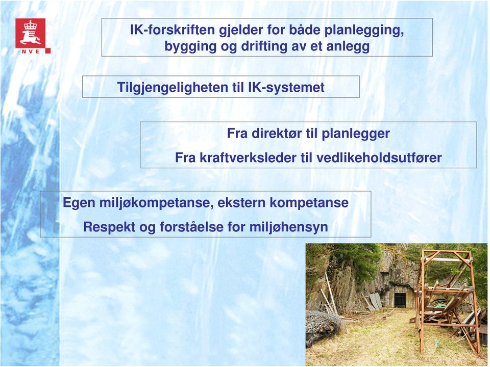 planlegger Fra kraftverksleder til vedlikeholdsutfører Egen