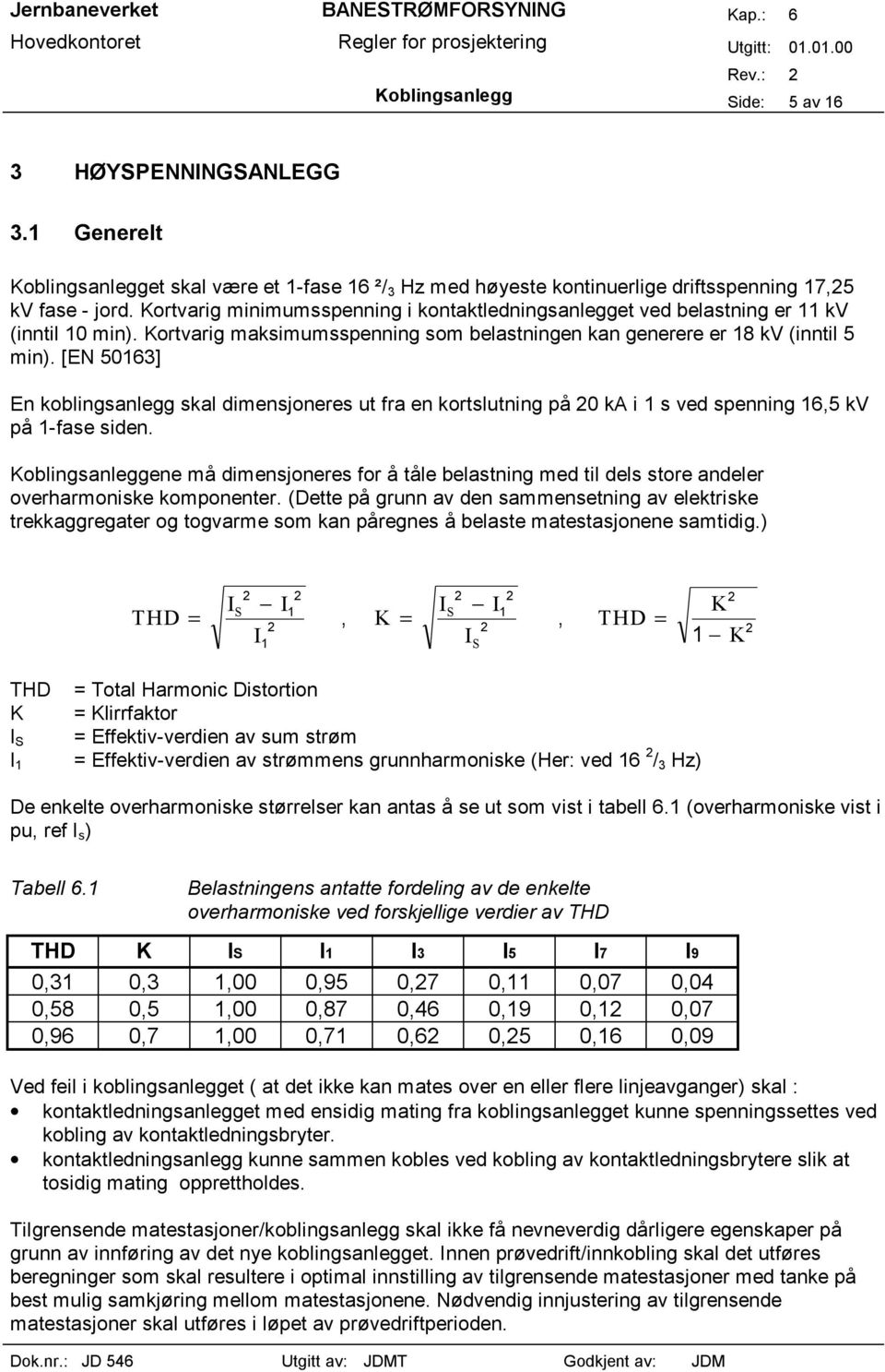 [EN 5063] En koblingsanlegg skal dimensjoneres ut fra en kortslutning på 20 ka i s ved spenning 6,5 kv på -fase siden.