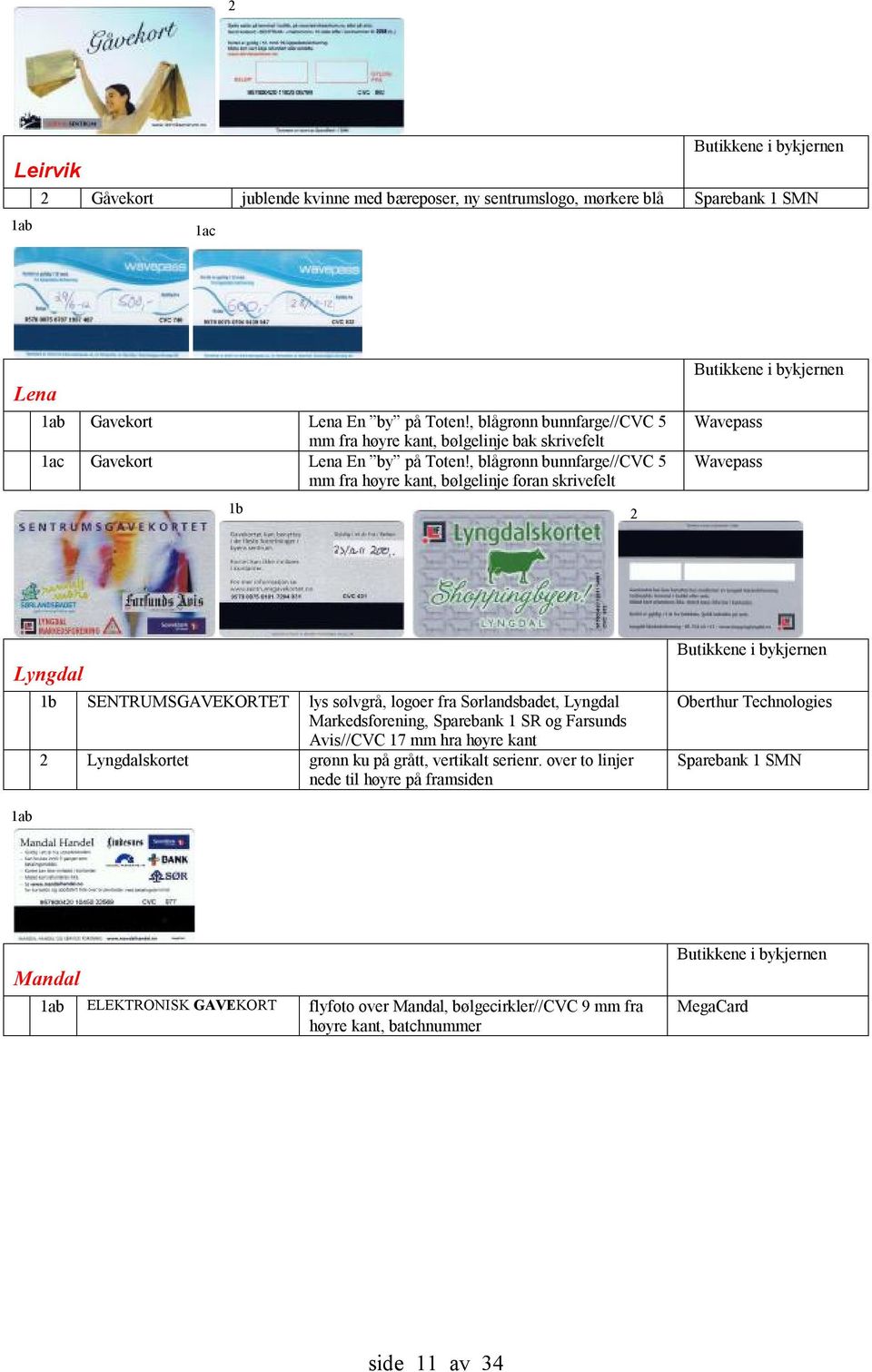 , blågrønn bunnfarge//cvc 5 mm fra høyre kant, bølgelinje foran skrivefelt Butikkene i bykjernen Wavepass Wavepass b 2 Lyngdal b SENTRUMSGAVEKORTET lys sølvgrå, logoer fra Sørlandsbadet, Lyngdal