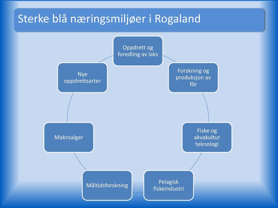 produksjon av fôr Makroalger Fiske og akvakultur