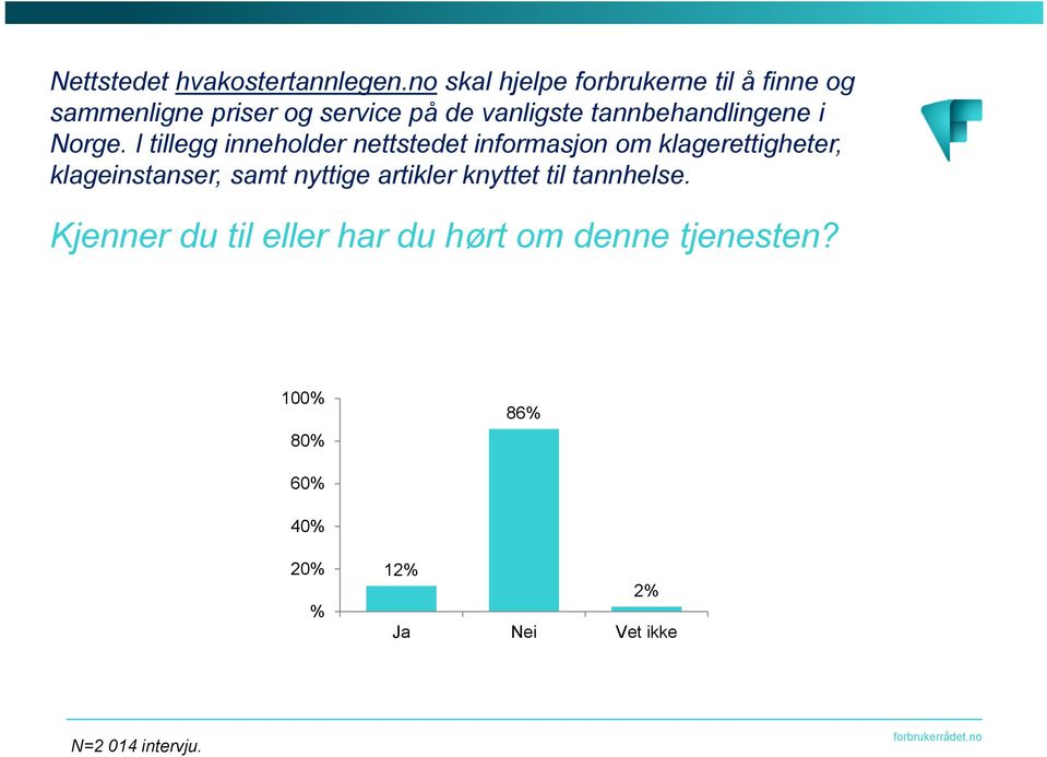 tannbehandlingene i Norge.