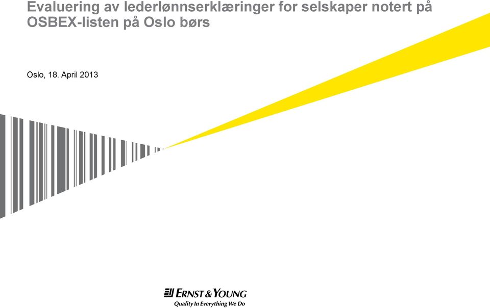 selskaper notert på