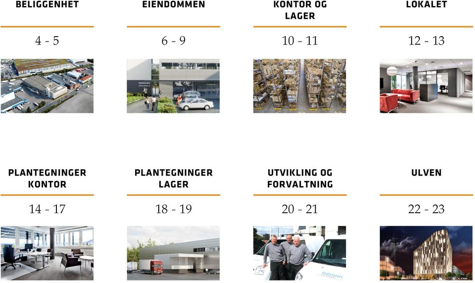 PLANTEGNINGER KONTOR PLANTEGNINGER LAGER